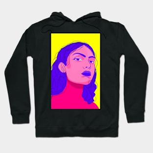 Pink Portrait Hoodie